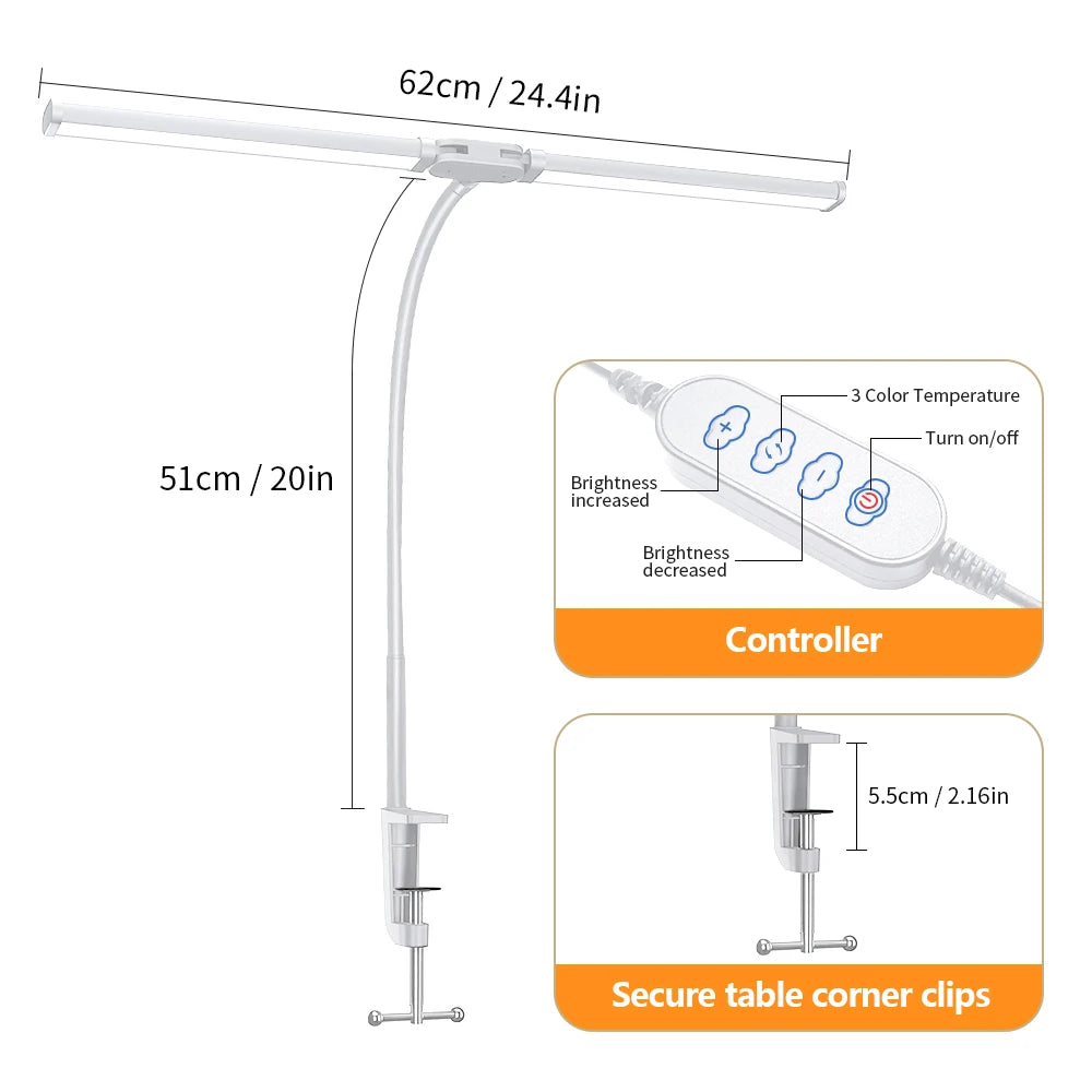 Lampe de Bureau LED Premium Single/Double/Triple