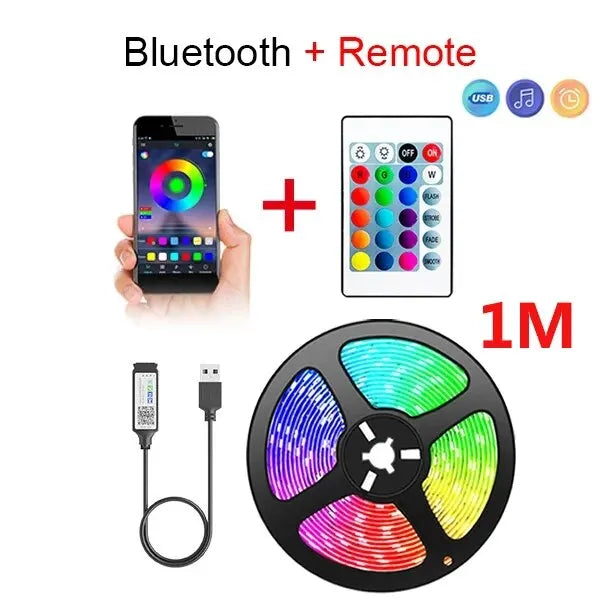 Bandeau LED RGB Bluetooth 5V — Contrôle via Application