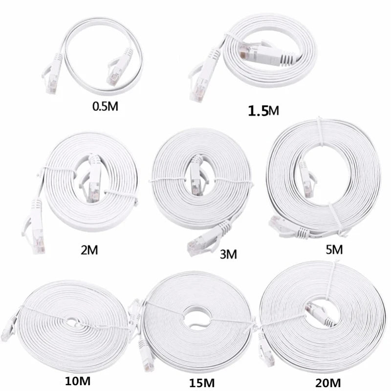 Câble Ethernet Cat6 Gigabit — Connexion Ultra Rapide