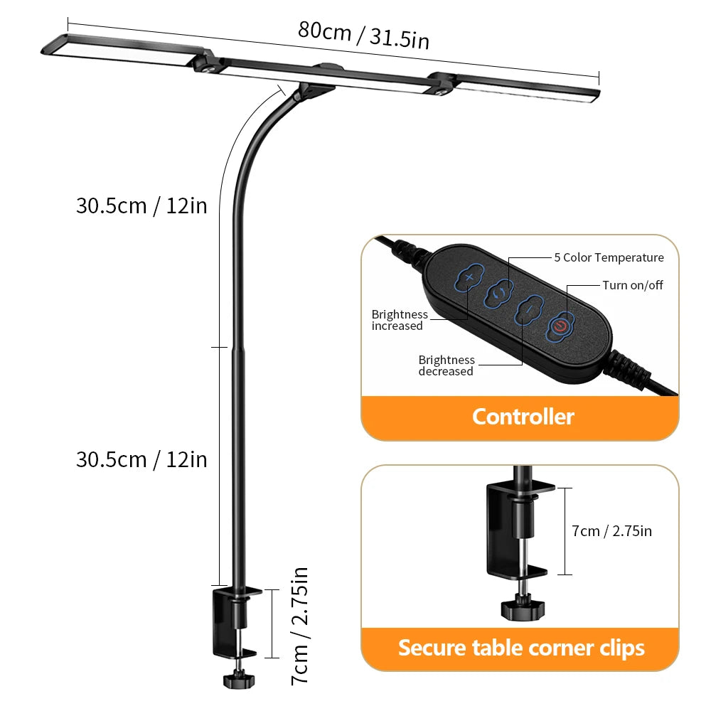 Lampe de Bureau LED Premium Single/Double/Triple