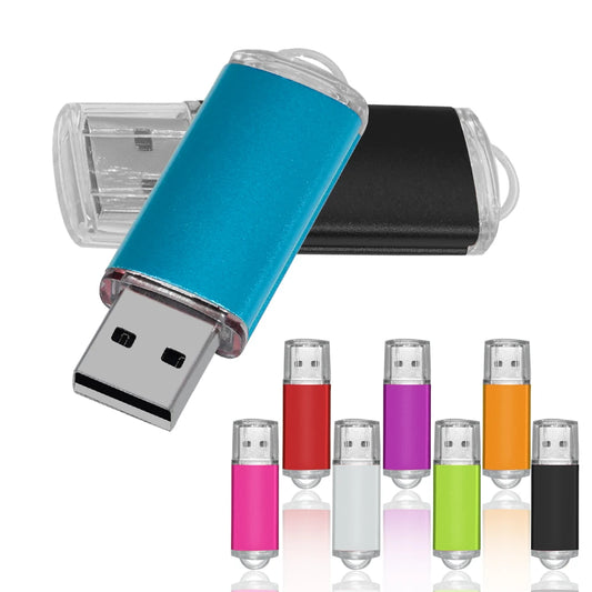 Clé USB 2.0 Colorée — Design Métal 64Go